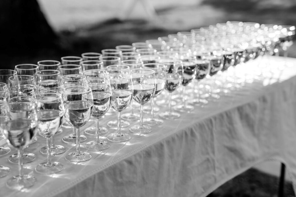 Sektempfang in Ulrichshusen