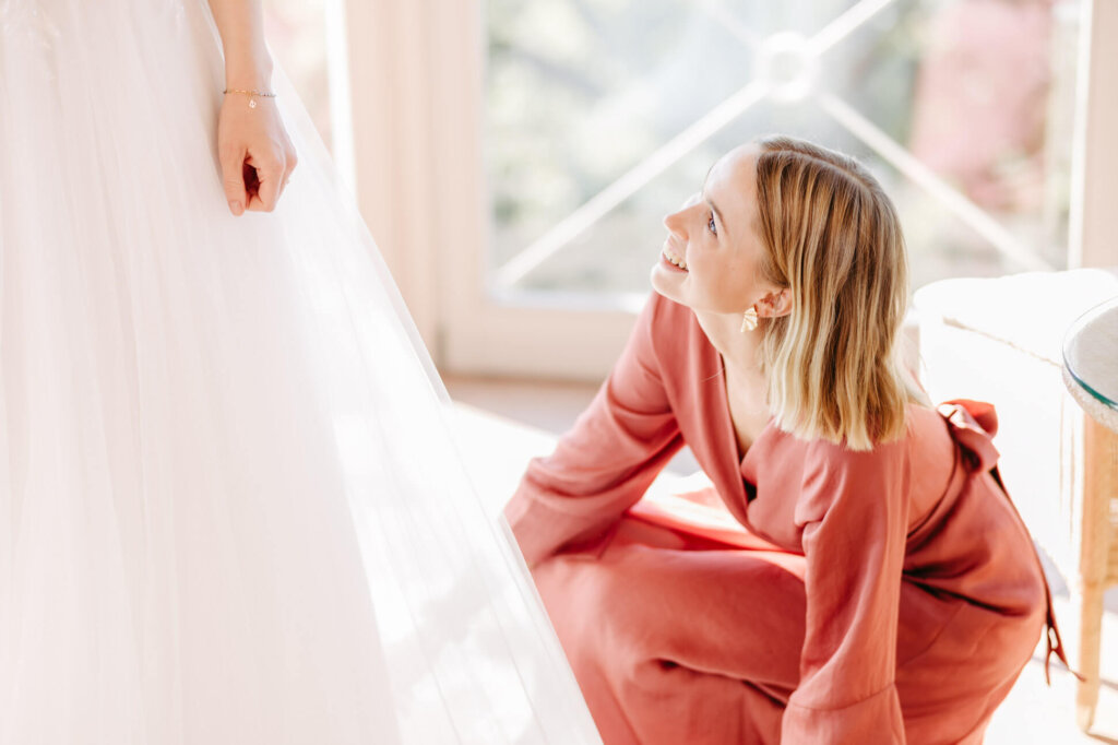 Aufnahme der Trauzeugin