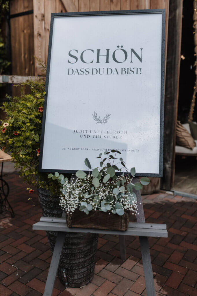 Detailaufnahme der Deko, Feldscheune Schöbendorf