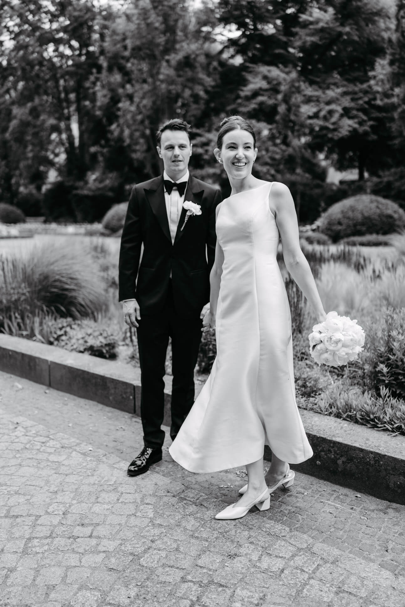 Das Brautpaar beim Shooting mit der Hochzeitsfotografin Berlin